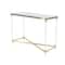 3.5ft. Clear Contemporary Acrylic Console Table